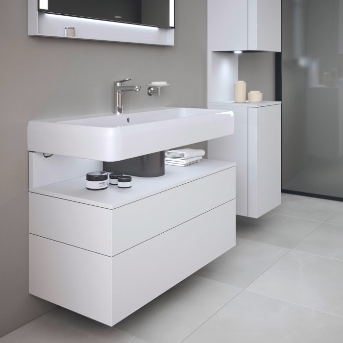 Duravit Qatego Waschtischunterschrank 99 x 59 cm, 2 Auszüge, mit LED Beleuchtung