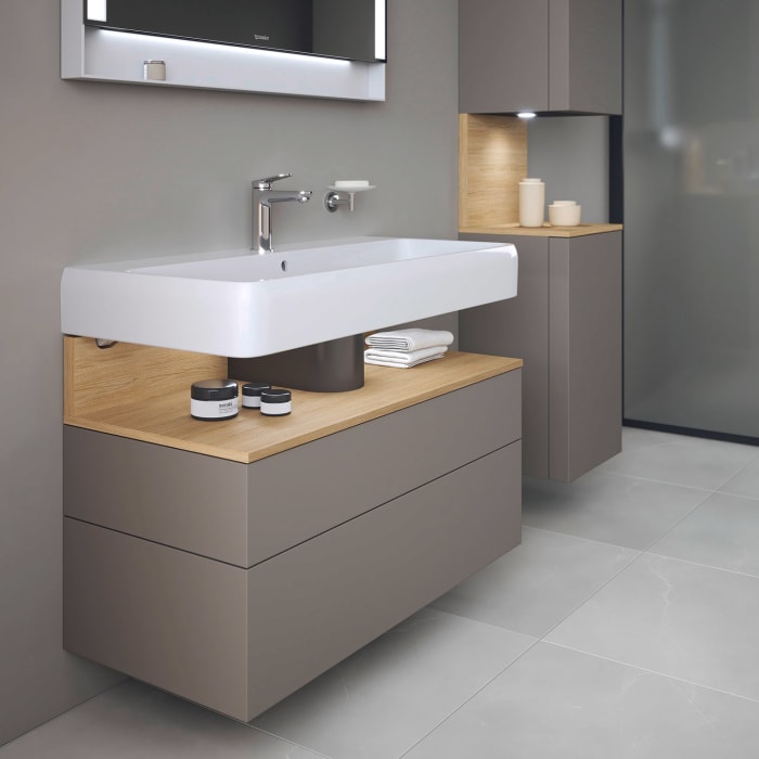 Duravit Qatego Waschtischunterschrank 99 x 59 cm, 2 Auszüge, mit LED Beleuchtung