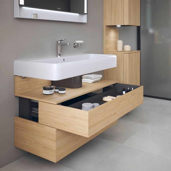 Duravit Qatego Waschtischunterschrank 99 x 59 cm, 2 Auszüge, mit LED Beleuchtung