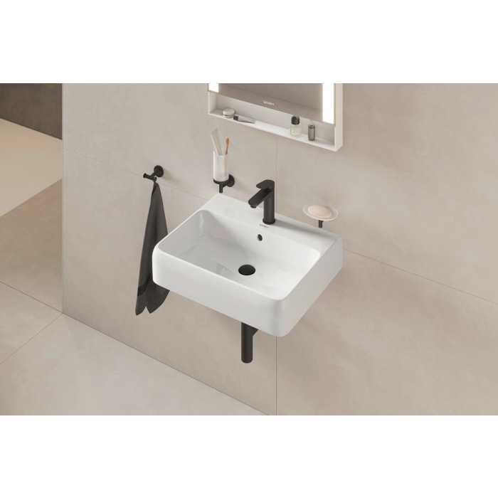 Duravit Qatego Waschtisch 60 x 47 cm, 1 Hahnloch, mit HygieneGlace