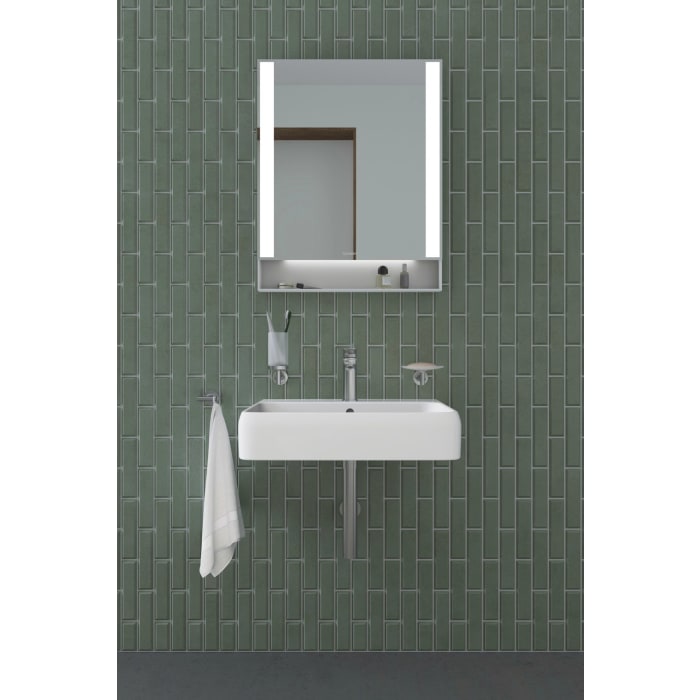Duravit Qatego Waschtisch 60 x 47 cm, 1 Hahnloch, mit HygieneGlace