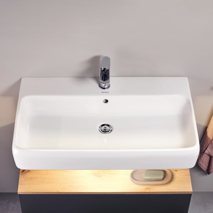 Duravit Qatego Waschtisch 80 x 47 cm, 1 Hahnloch