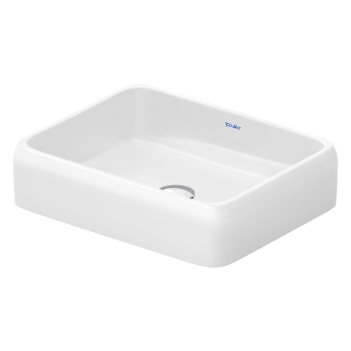 Duravit Qatego Aufsatzbecken eckig 50 x 40 cm mit HygieneGlace