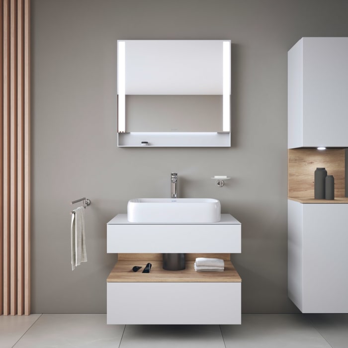 Duravit Qatego Aufsatzbecken oval 60 x 40 cm, mit HygieneGlace