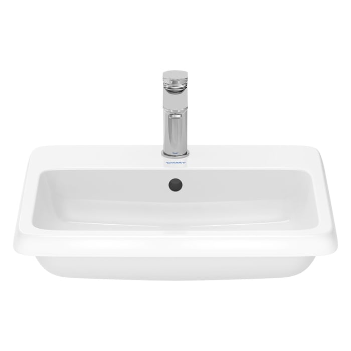 Duravit Qatego Einbauwaschtisch 55 x 45,5 cm, 1 Hahnloch