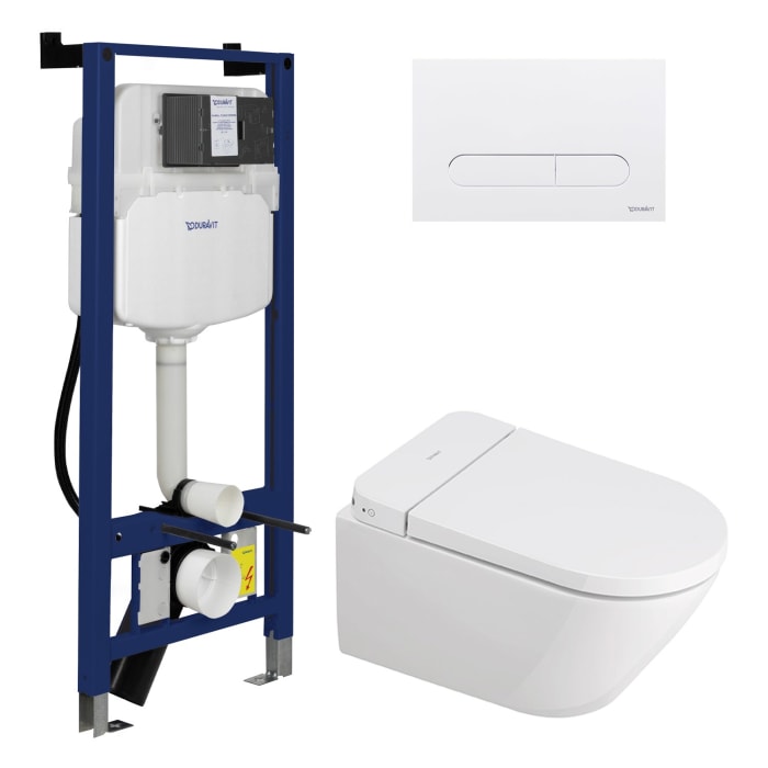 Duravit SensoWash D-Neo Kompakt Dusch-WC Komplett-Set