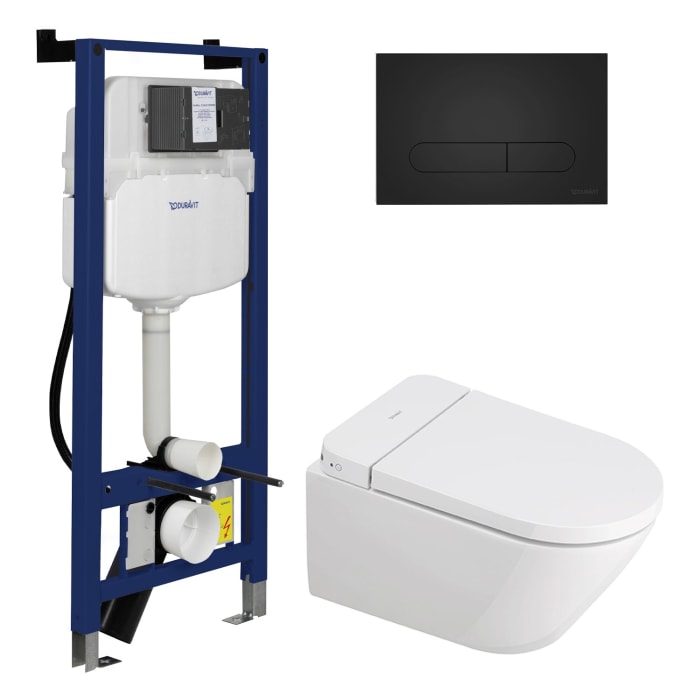 Duravit SensoWash D-Neo Kompakt Dusch-WC Komplett-Set