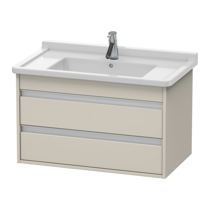 Duravit Ketho Waschtischunterbau für Starck 3 Möbelwaschtisch 85 cm, 2 Auszügen