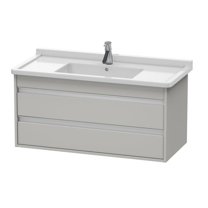 Duravit Ketho Waschtischunterbau für Starck 3 Möbelwaschtisch 105 cm, 2 Auszügen