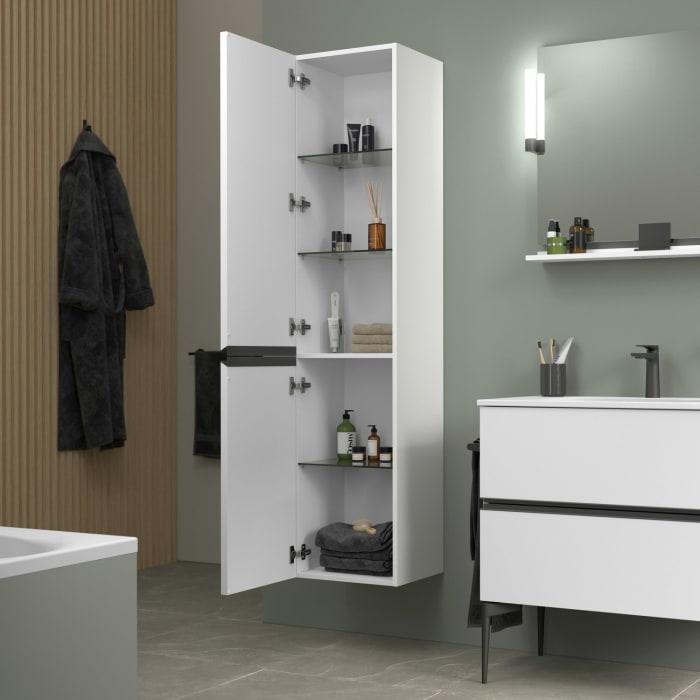 Duravit Sivida Hochschrank 40 x 177 cm mit 2 Türen, Anschlag links