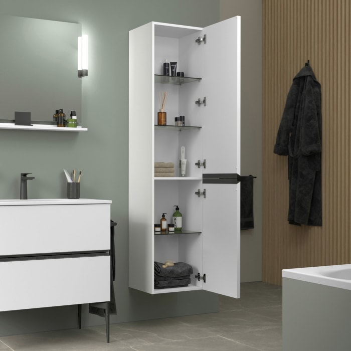 Duravit Sivida Hochschrank 40 x 177 cm mit 2 Türen, Anschlag rechts