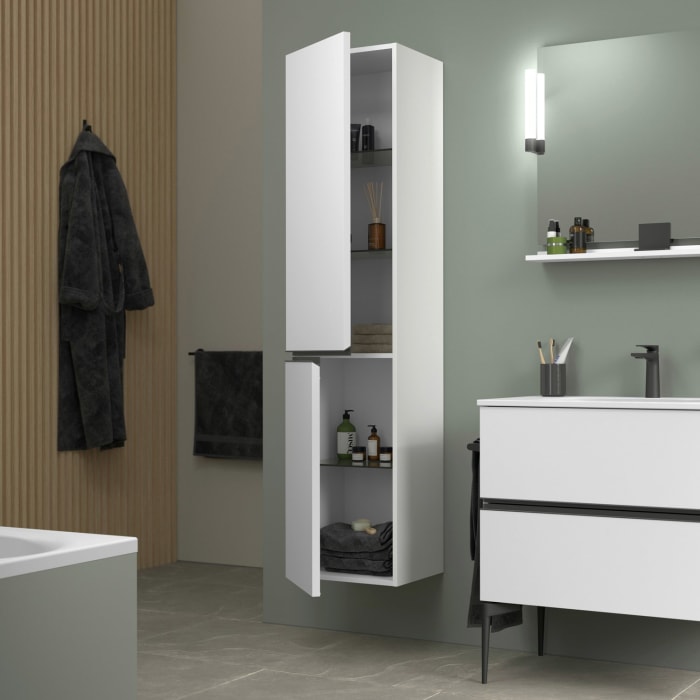 Duravit Sivida Hochschrank 40 x 177 cm mit 2 Türen, Anschlag links