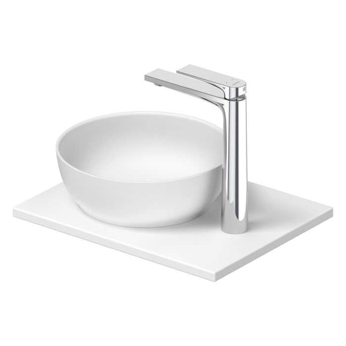 Duravit Sivida Waschtisch rund mit Konsole 41 x 33 cm