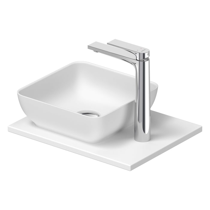 Duravit Sivida Waschtisch eckig mit Konsole 41 x 33 cm