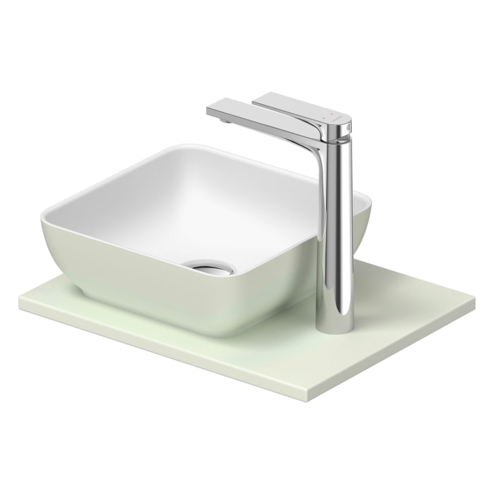 Duravit Sivida Waschtisch eckig mit Konsole 41 x 33 cm