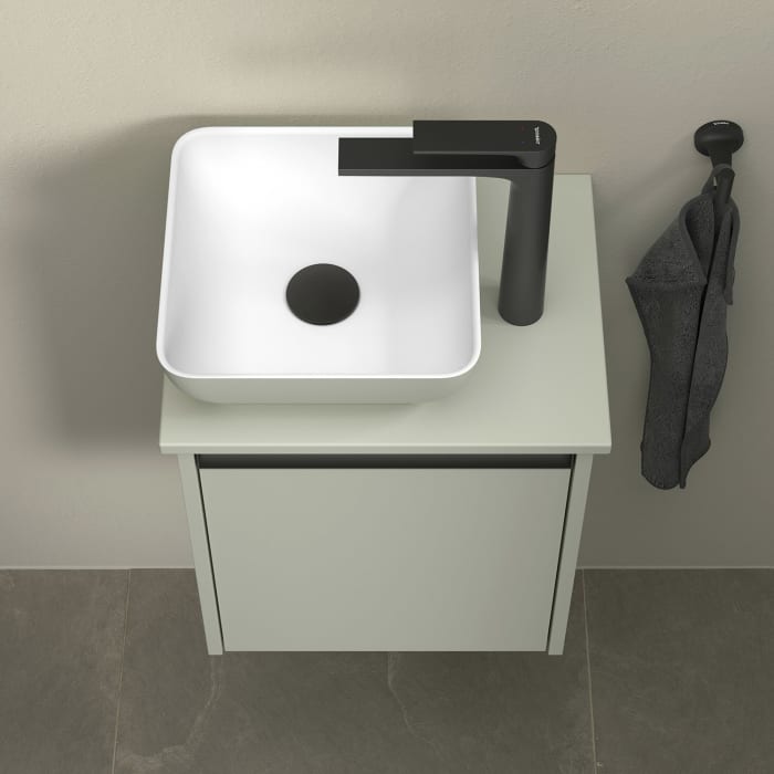Duravit Sivida Waschtisch eckig mit Konsole 41 x 33 cm