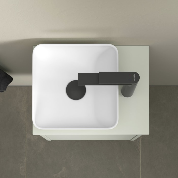 Duravit Sivida Waschtisch eckig mit Konsole 41 x 33 cm