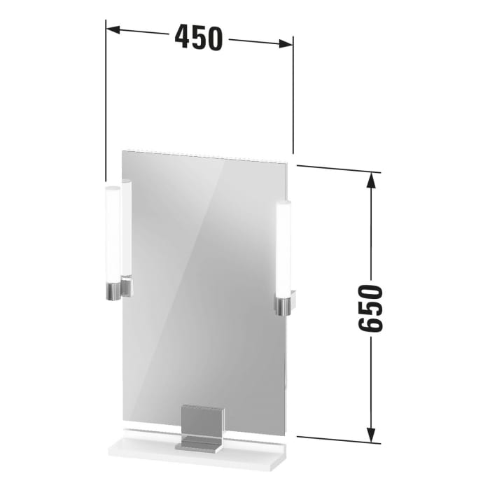 Duravit Sivida Spiegel 45 x 65 cm