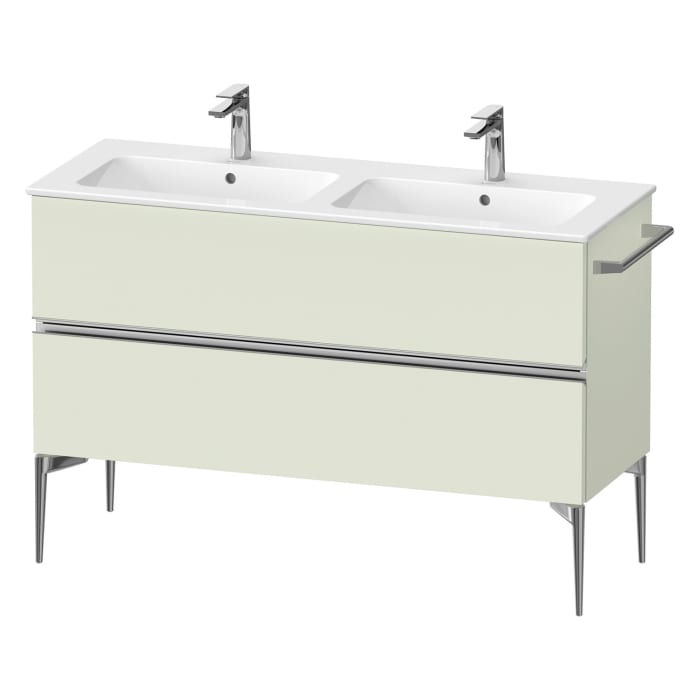 Duravit Sivida Waschtischunterbau bodenstehend 128 x 59,1 cm mit 2 Auszügen