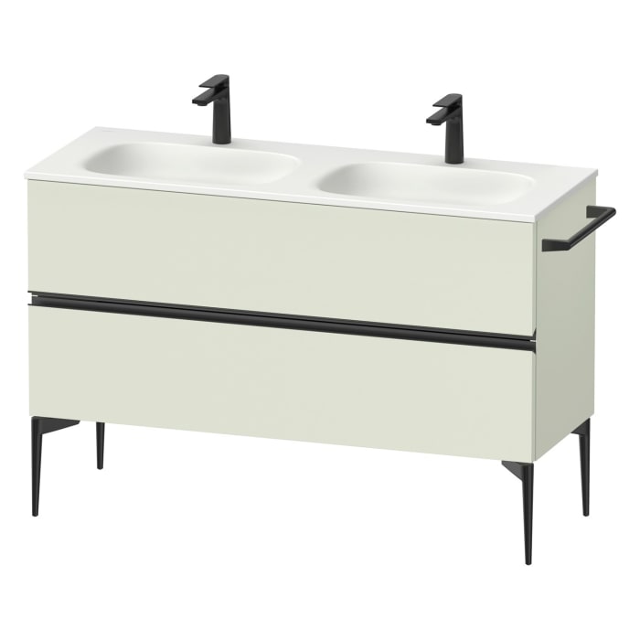 Duravit Sivida Waschtischunterbau bodenstehend 128 x 59,2 cm mit 2 Auszügen