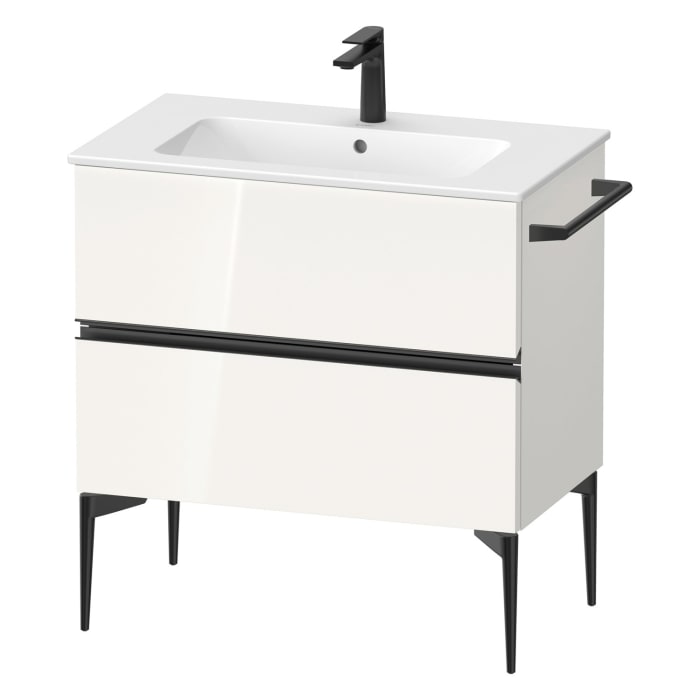Duravit Sivida Waschtischunterbau bodenstehend 81 x 59,1 cm mit 2 Auszügen