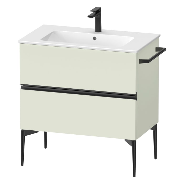 Duravit Sivida Waschtischunterbau bodenstehend 81 x 59,1 cm mit 2 Auszügen