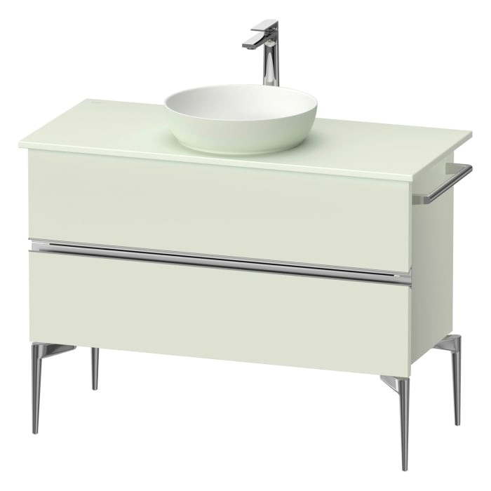 Duravit Sivida Konsolenwaschtischunterbau bodenstehend 104,5 x 54,8 cm mit 2 Auszügen
