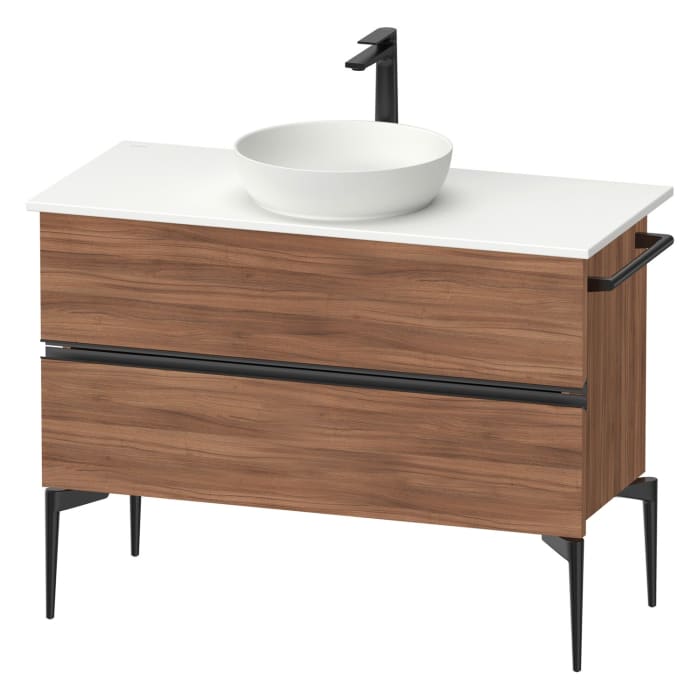 Duravit Sivida Konsolenwaschtischunterbau bodenstehend 104,5 x 54,8 cm mit 2 Auszügen