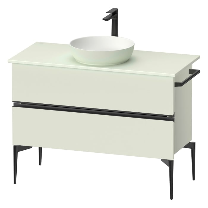 Duravit Sivida Konsolenwaschtischunterbau bodenstehend 104,5 x 54,8 cm mit 2 Auszügen