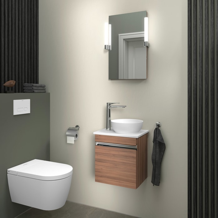 Duravit Sivida Konsolenwaschtischunterbau wandhängend 40 x 44 cm mit 1 Tür