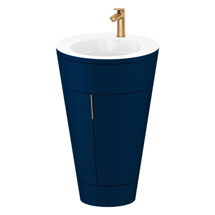 Duravit Starck 1 c-bonded Waschtisch mit Unterschrank bodenstehend, 2 Türen