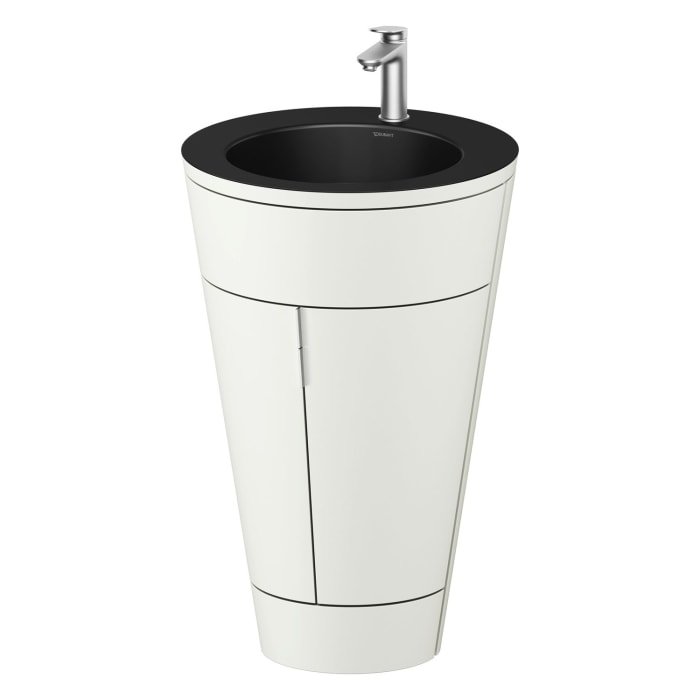 Duravit Starck 1 c-bonded Waschtisch mit Unterschrank bodenstehend, 2 Türen