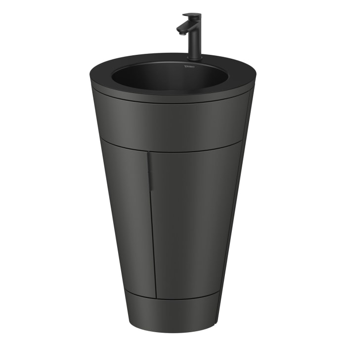 Duravit Starck 1 c-bonded Waschtisch mit Unterschrank bodenstehend, 2 Türen