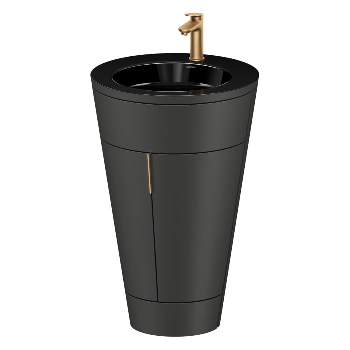 Duravit Starck 1 c-bonded Waschtisch mit Unterschrank bodenstehend, 2 Türen