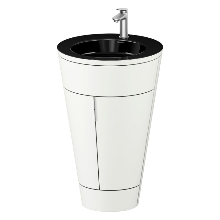 Duravit Starck 1 c-bonded Waschtisch mit Unterschrank bodenstehend, 2 Türen