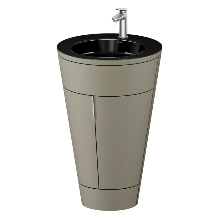 Duravit Starck 1 c-bonded Waschtisch mit Unterschrank bodenstehend, 2 Türen