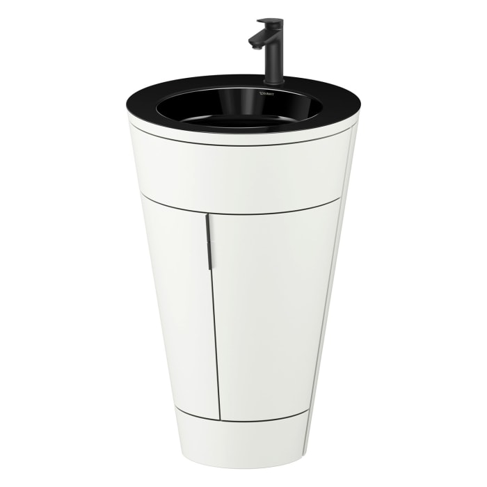 Duravit Starck 1 c-bonded Waschtisch mit Unterschrank bodenstehend, 2 Türen