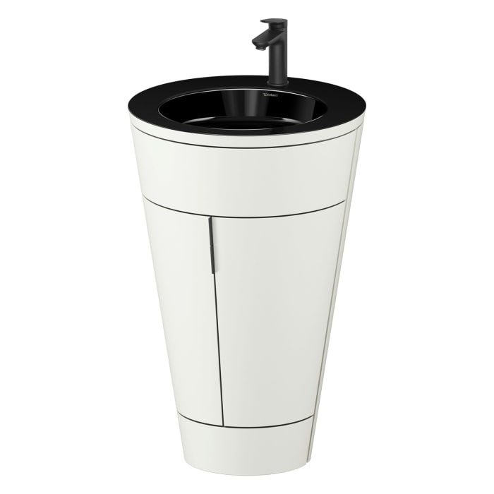 Duravit Starck 1 c-bonded Waschtisch mit Unterschrank bodenstehend, 2 Türen