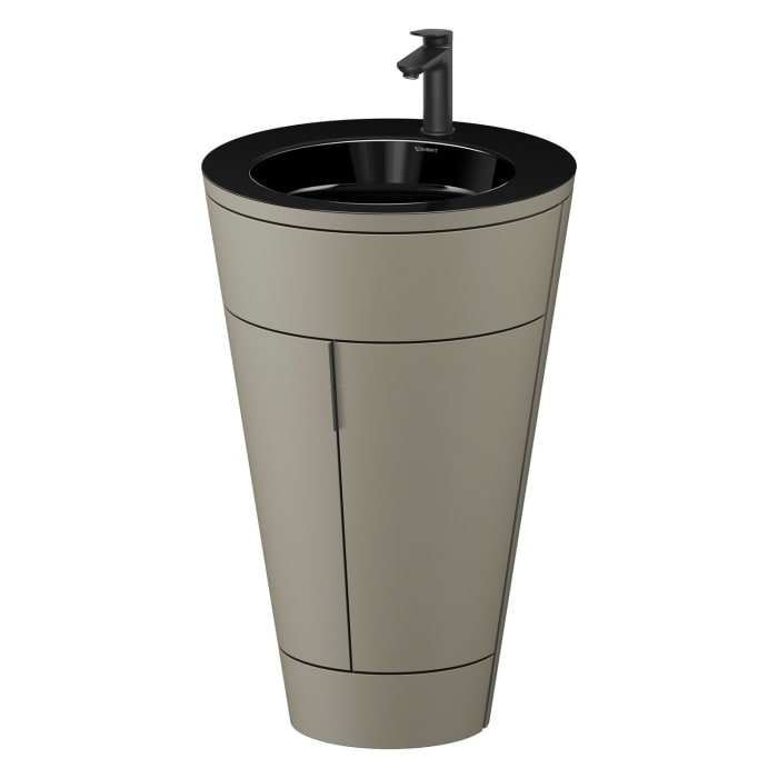 Duravit Starck 1 c-bonded Waschtisch mit Unterschrank bodenstehend, 2 Türen