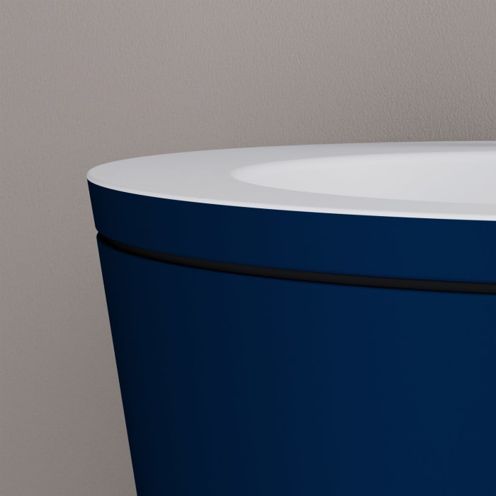 Duravit Starck 1 c-bonded Waschtisch mit Unterschrank bodenstehend, 2 Türen