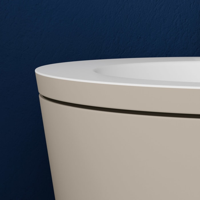 Duravit Starck 1 c-bonded Waschtisch mit Unterschrank bodenstehend, 2 Türen