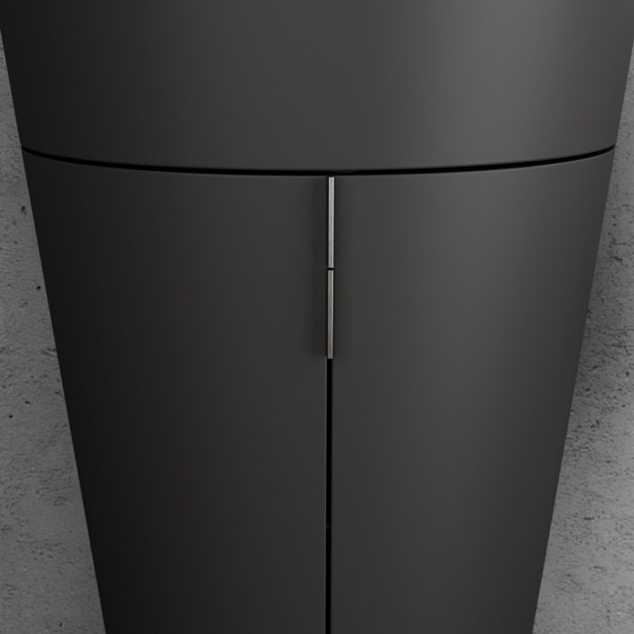 Duravit Starck 1 c-bonded Waschtisch mit Unterschrank bodenstehend, 2 Türen