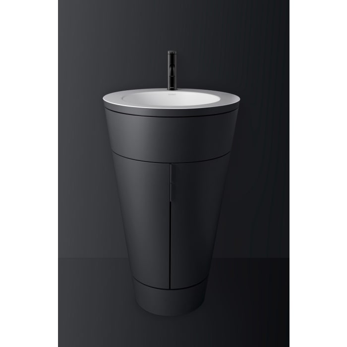 Duravit Starck 1 c-bonded Waschtisch mit Unterschrank bodenstehend, 2 Türen