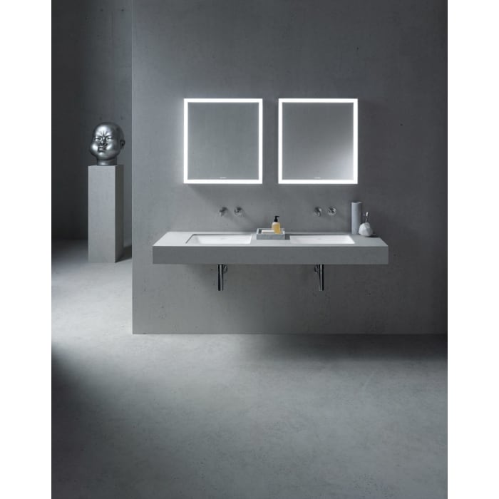 Duravit Starck 3 Einbauwaschtisch 49 cm ohne Hahnloch
