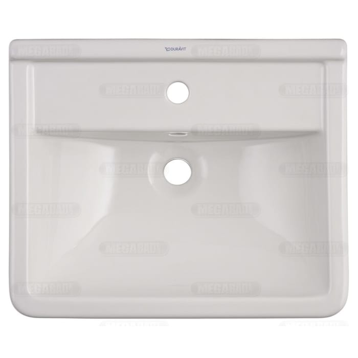 Duravit Starck 3 Einbauwaschtisch 56 cm mit 1 Hahnloch