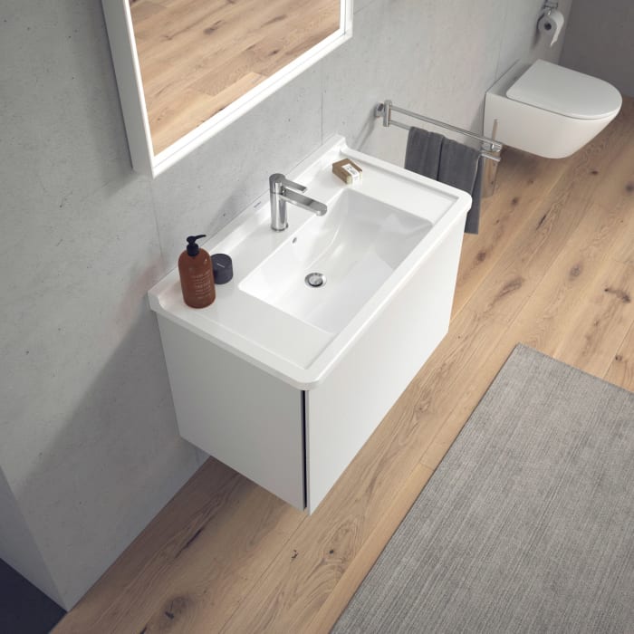 Duravit Starck 3 Möbel-Waschtisch 85 cm mit 1 Hahnloch
