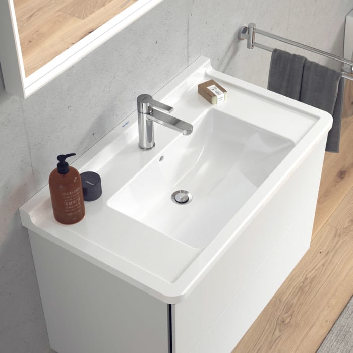 Duravit Starck 3 Möbel-Waschtisch 85 cm mit 1 Hahnloch