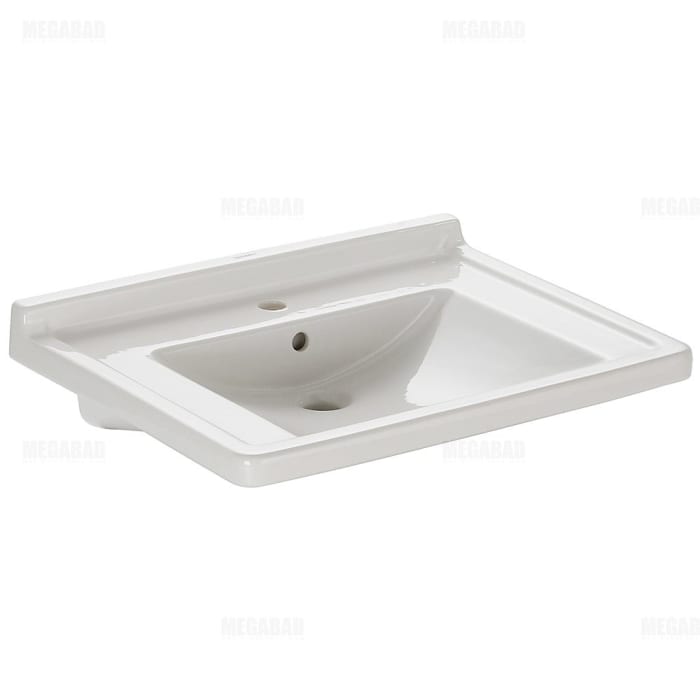 Duravit Starck 3 Waschtisch Vital 70 cm mit 1 Hahnloch