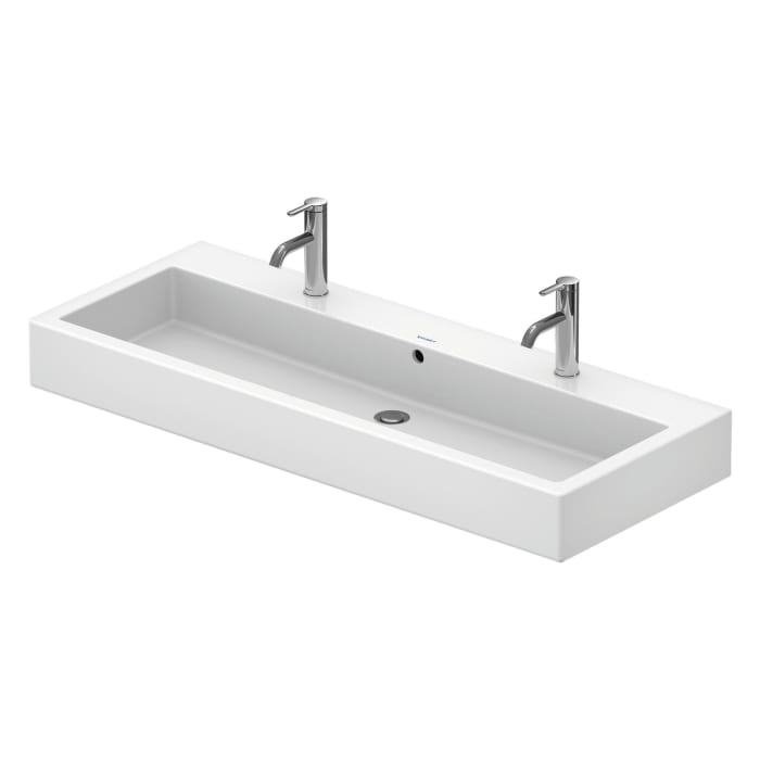 Duravit Vero Waschtisch 120 cm, mit 2 Hahnlöchern, mit Überlauf