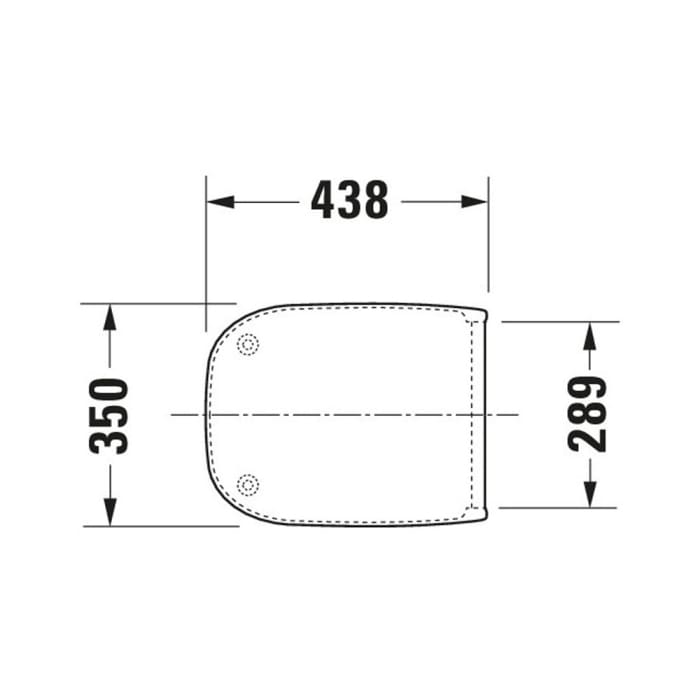 Duravit D-Code WC-Sitz Compact, mit Absenkautomatik